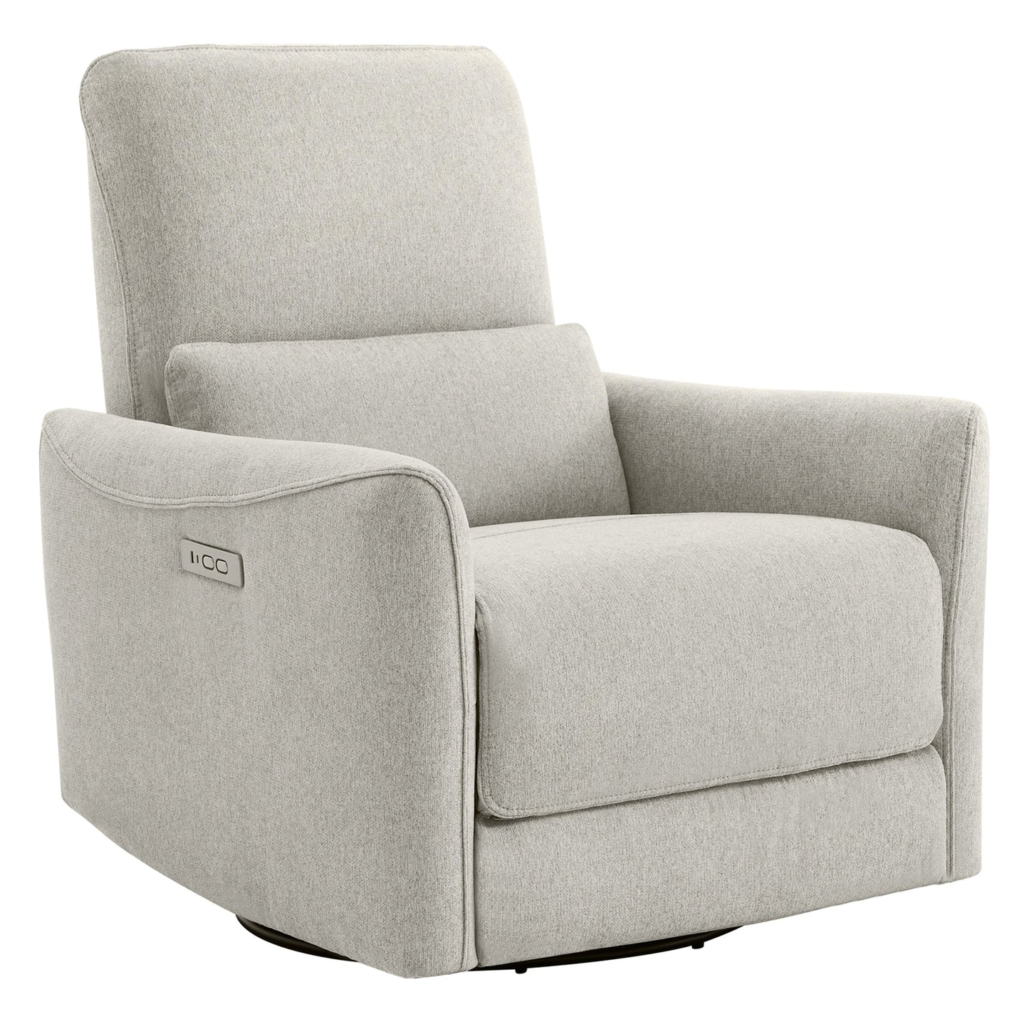 Modern Power Swivel Glider Recliner with Adjustable Headrest