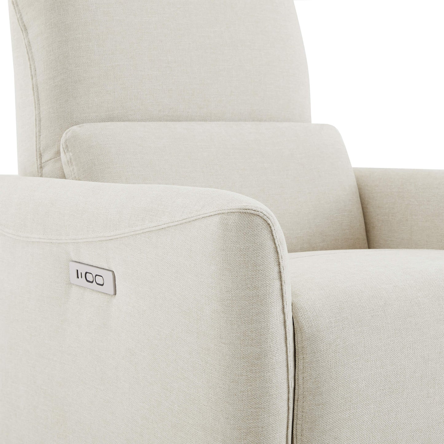Modern Power Swivel Glider Recliner with Adjustable Headrest