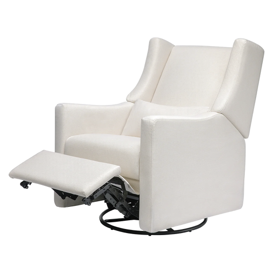 Recliner and Swivel Glider with USB Port in Kiwi Green
