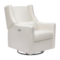 Recliner and Swivel Glider with USB Port in Kiwi Green
