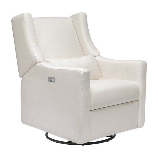 Recliner and Swivel Glider with USB Port in Kiwi Green