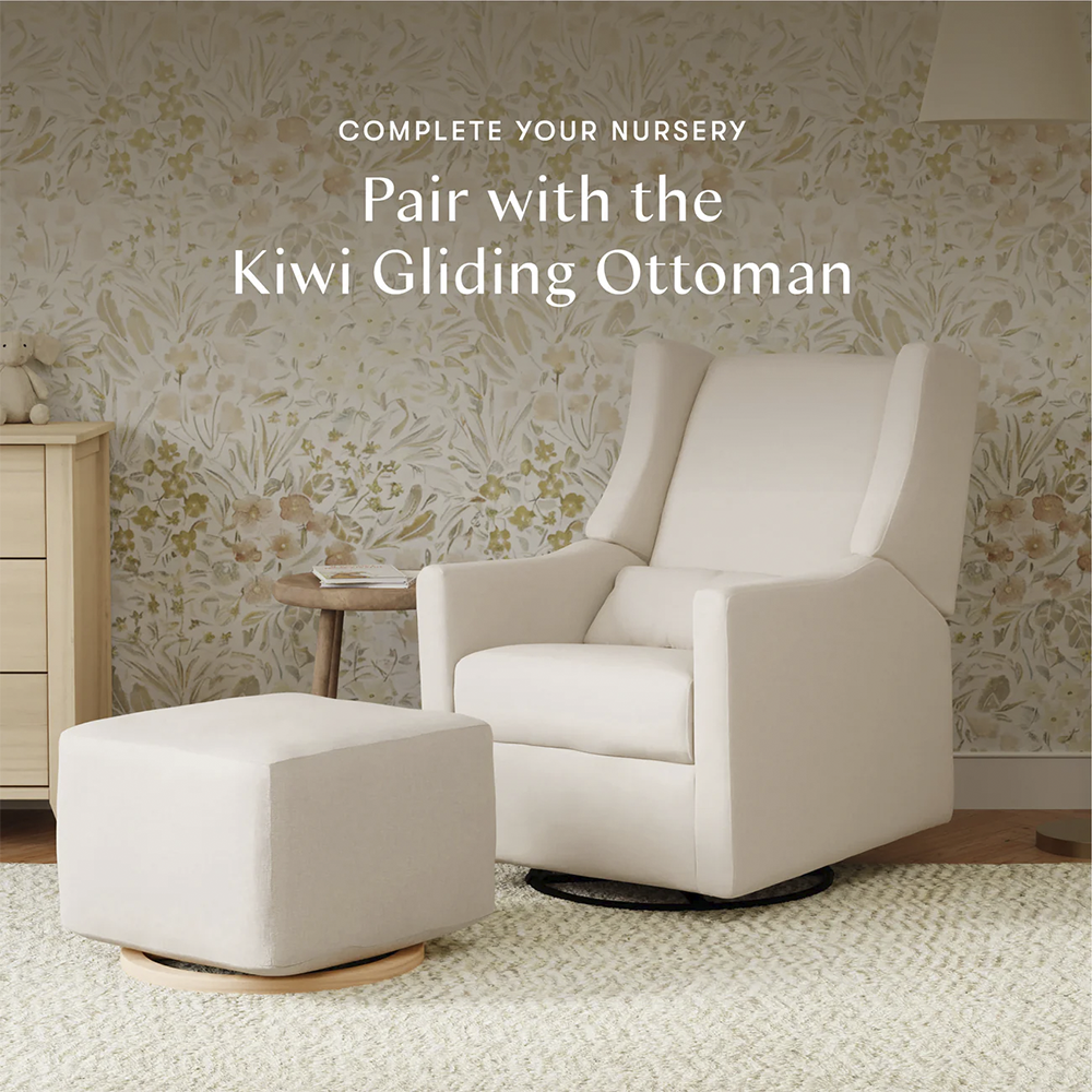Recliner and Swivel Glider with USB Port in Kiwi Green