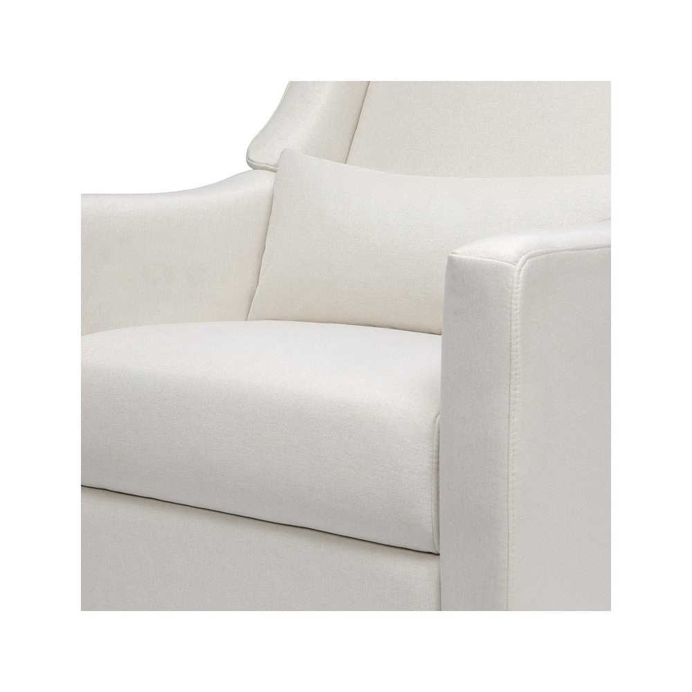 Recliner and Swivel Glider with USB Port in Kiwi Green