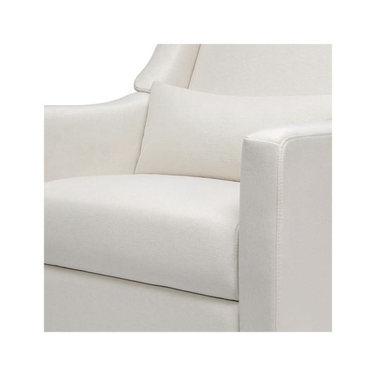 Recliner and Swivel Glider with USB Port in Kiwi Green