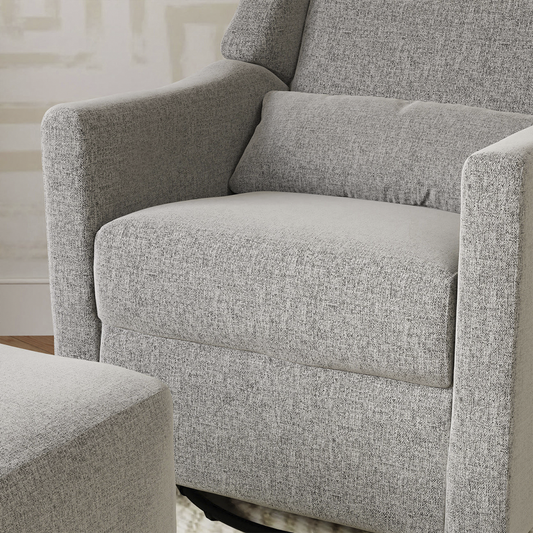 Recliner and Swivel Glider with USB Port in Kiwi Green