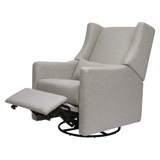 Recliner and Swivel Glider with USB Port in Kiwi Green