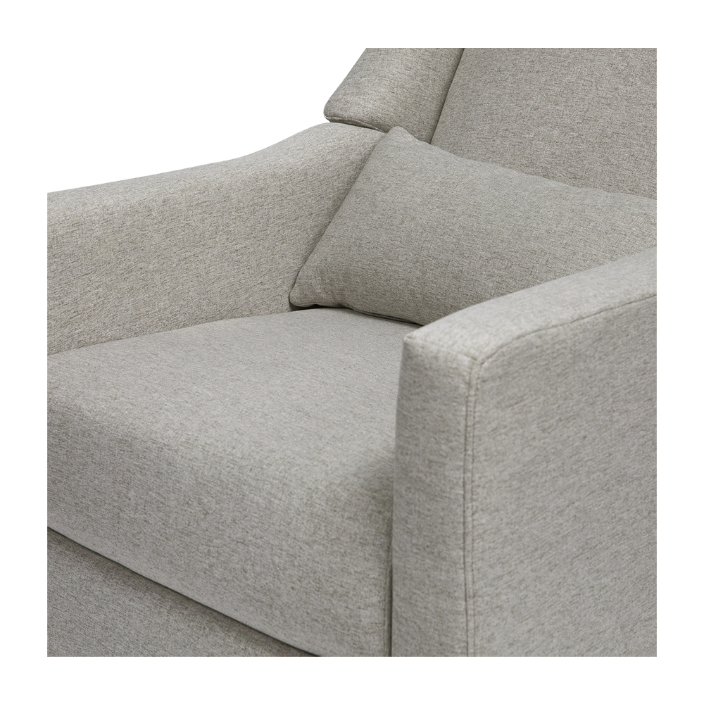 Recliner and Swivel Glider with USB Port in Kiwi Green