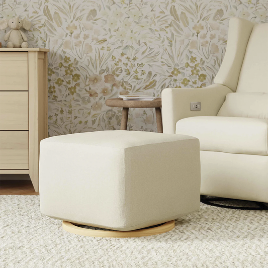 Gliding Ottoman in Kiwi Fabric