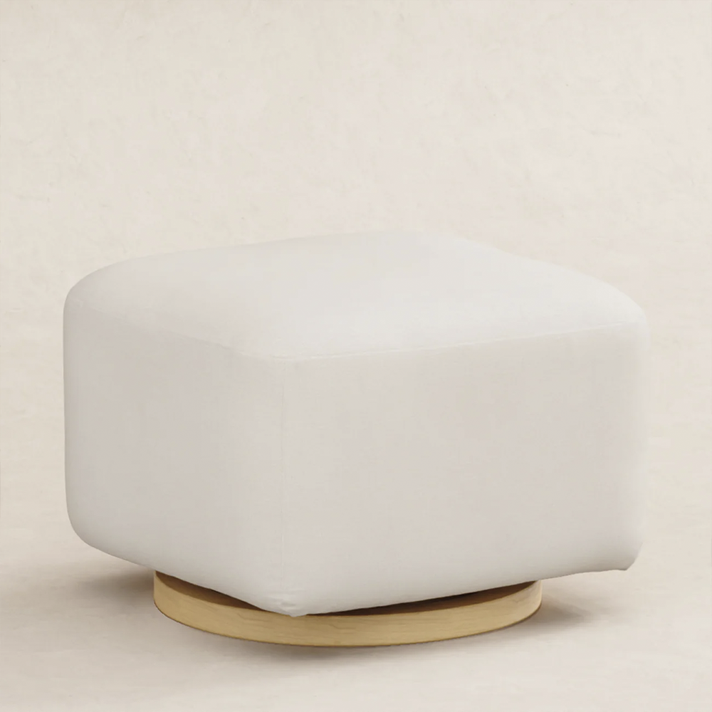 Gliding Ottoman in Kiwi Fabric