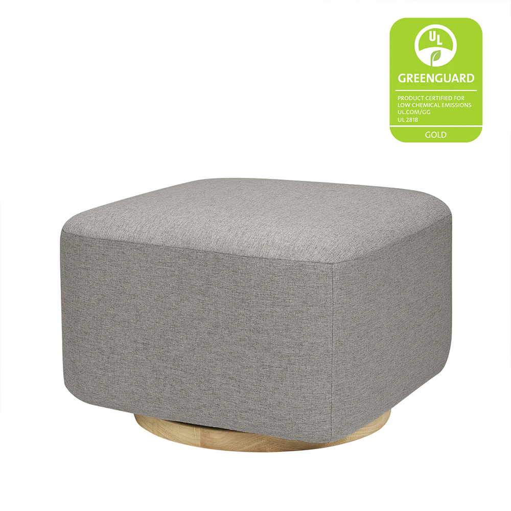 Gliding Ottoman in Kiwi Fabric