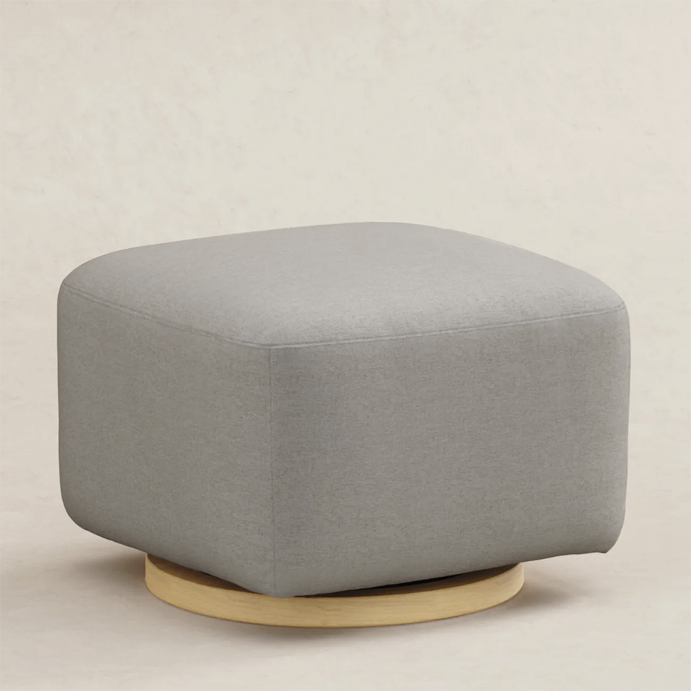Gliding Ottoman in Kiwi Fabric