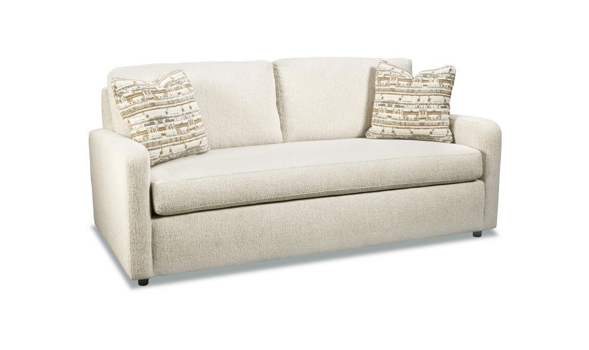 Briarwood Sofa in Rich Walnut Finish with Sleek Lines