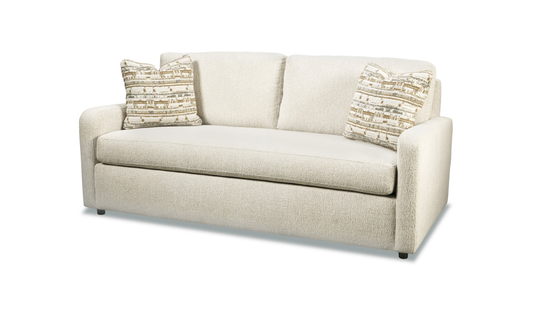 Briarwood Sofa in Rich Walnut Finish with Sleek Lines