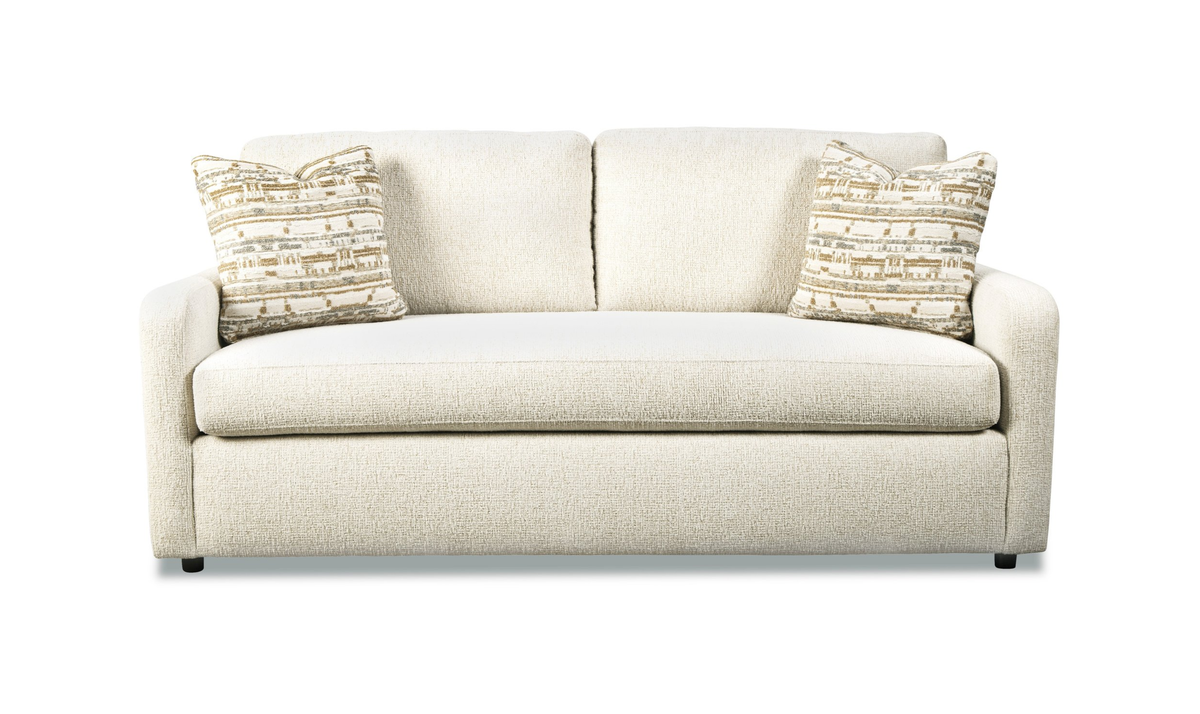 Briarwood Sofa in Rich Walnut Finish with Sleek Lines