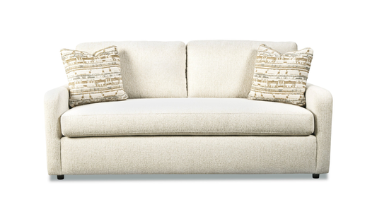 Briarwood Sofa in Rich Walnut Finish with Sleek Lines