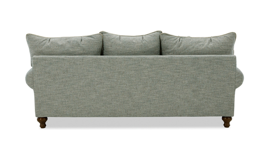 Fairview Sofa in Plush Fabric with Elegant Curved Arms