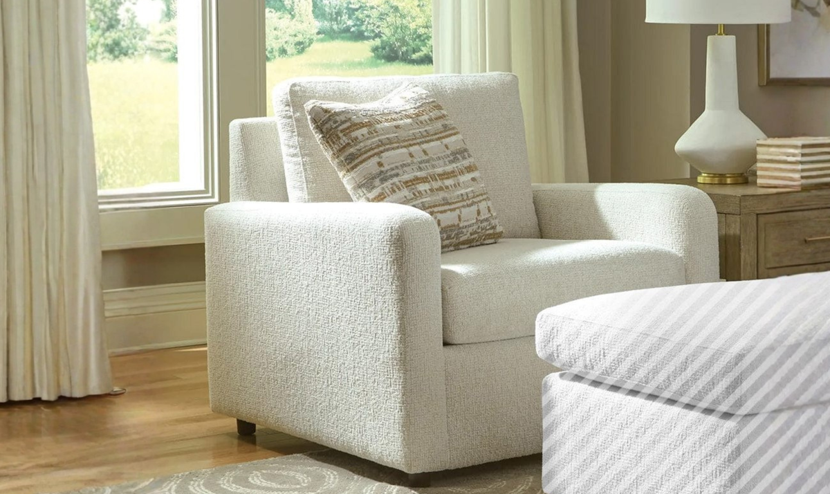 Briarwood Sofa in Rich Walnut Finish with Sleek Lines