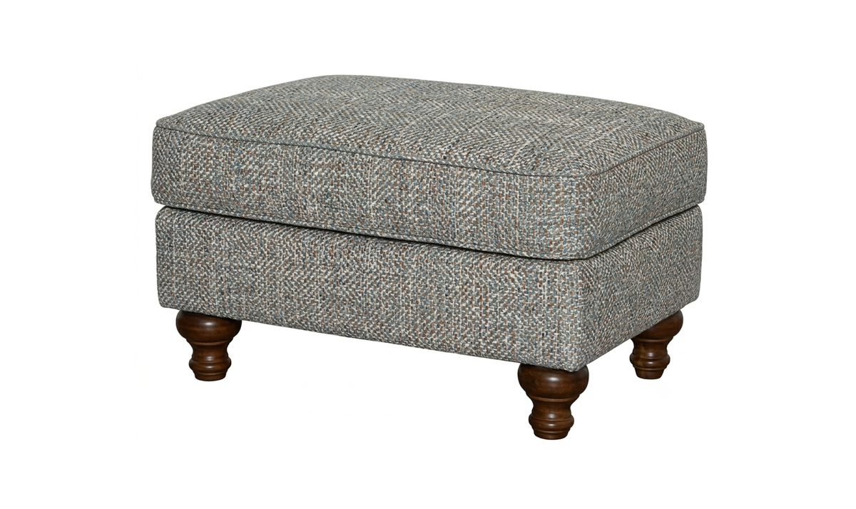 Fairview Sofa in Plush Fabric with Elegant Curved Arms