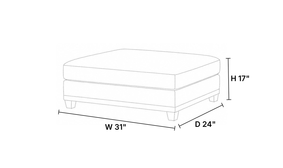 Norwood Sofa in Soft Fabric with Elegant Curved Arms