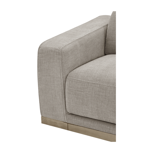 3 Seater Motion Sofa in Mushroom Taupe with Reclining Feature