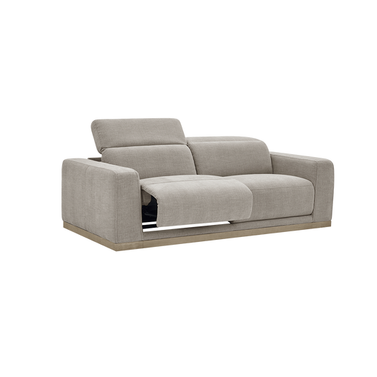 3 Seater Motion Sofa in Mushroom Taupe with Reclining Feature
