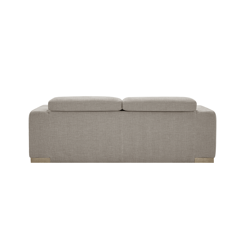 3 Seater Motion Sofa in Mushroom Taupe with Reclining Feature