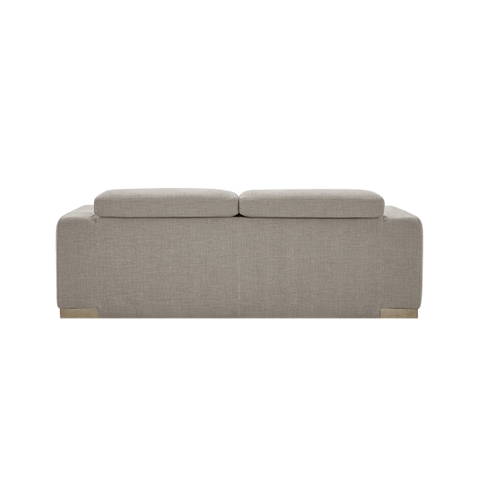 3 Seater Motion Sofa in Mushroom Taupe with Reclining Feature