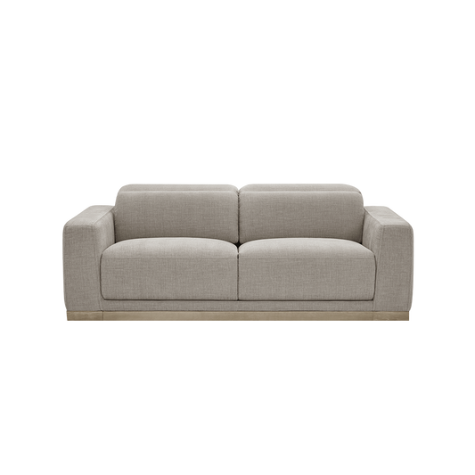 3 Seater Motion Sofa in Mushroom Taupe with Reclining Feature