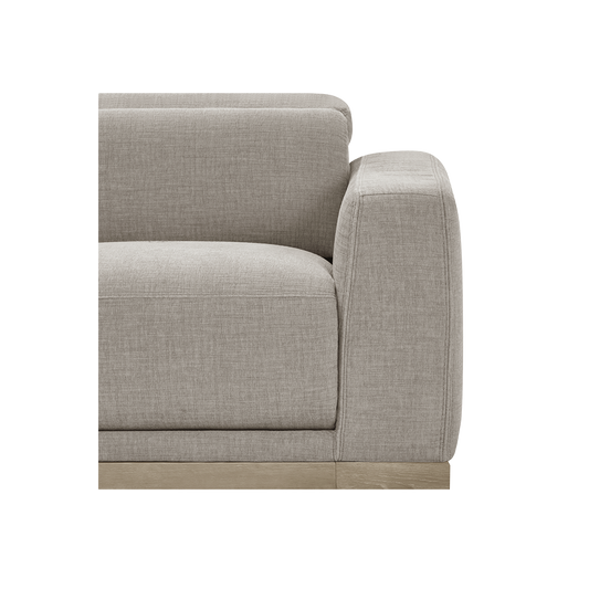 3 Seater Motion Sofa in Mushroom Taupe with Reclining Feature