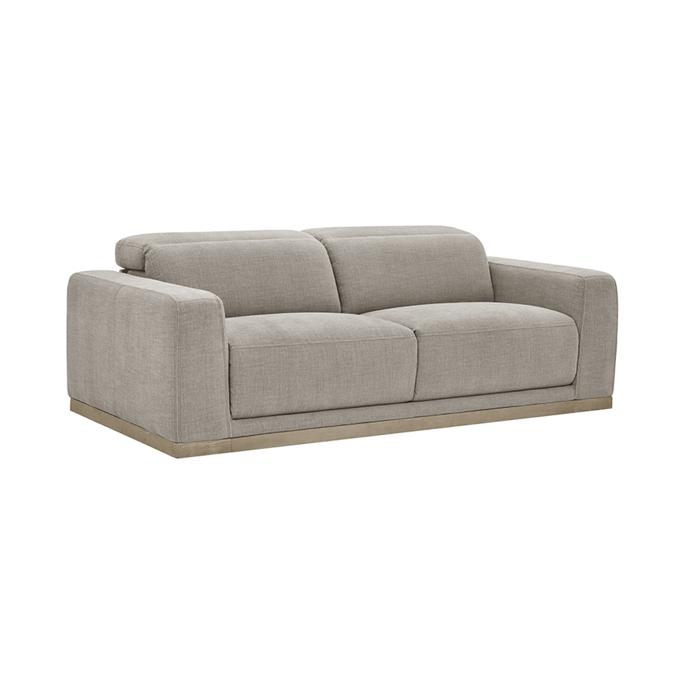 3 Seater Motion Sofa in Mushroom Taupe with Reclining Feature