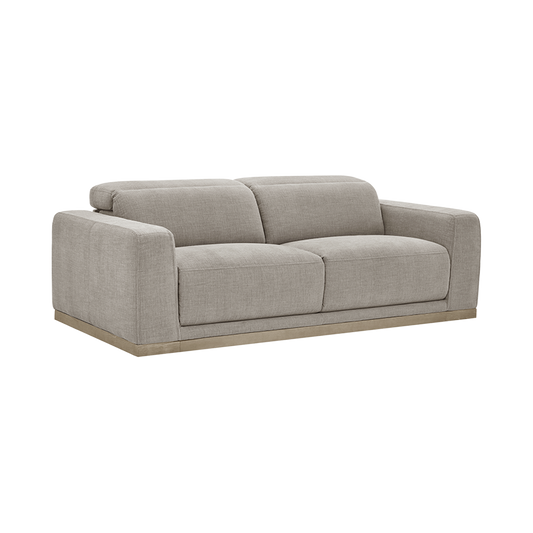 3 Seater Motion Sofa in Mushroom Taupe with Reclining Feature