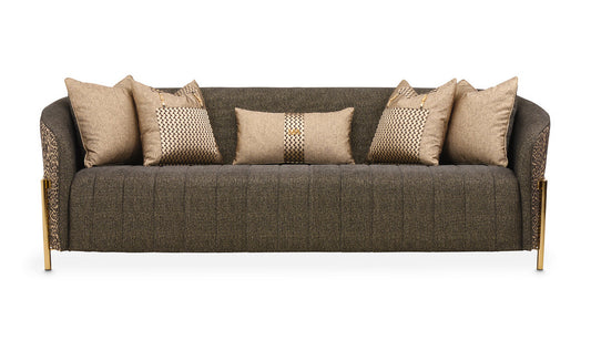 3 Seater Fabric Sofa with Pillow Arms in Lisbon Design