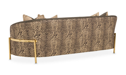 3 Seater Fabric Sofa with Pillow Arms in Lisbon Design