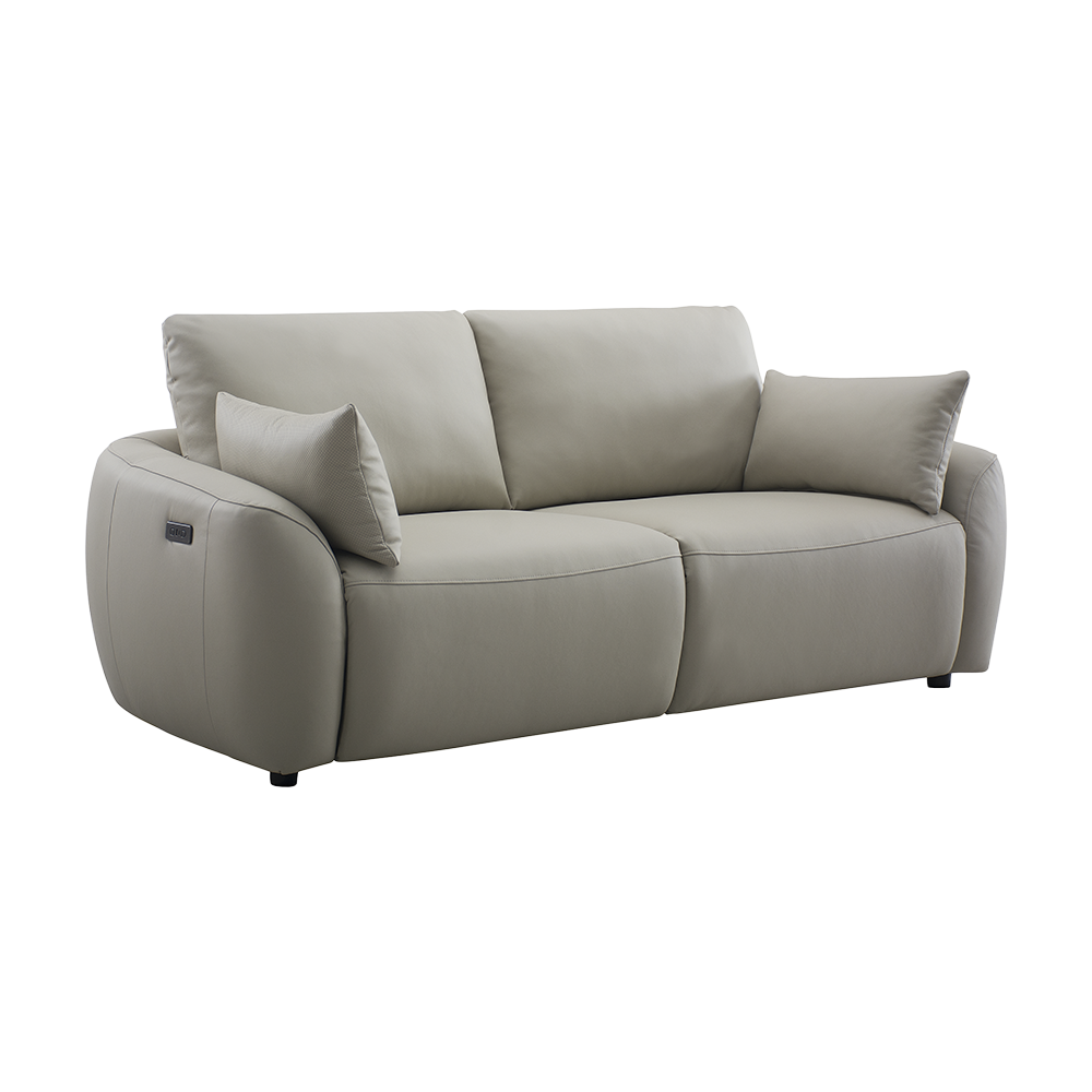 3 Seater Motion Sofa in Alabaster Leather