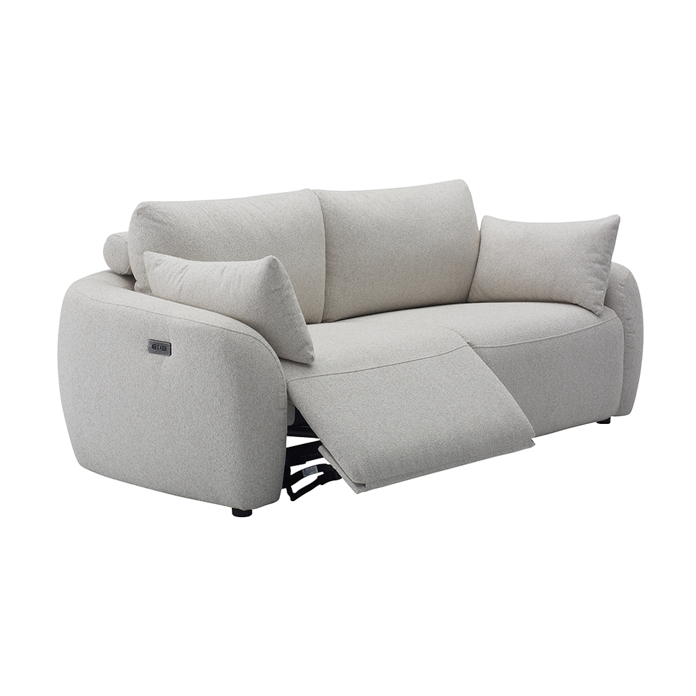 3 Seater Motion Sofa in Beige Fabric