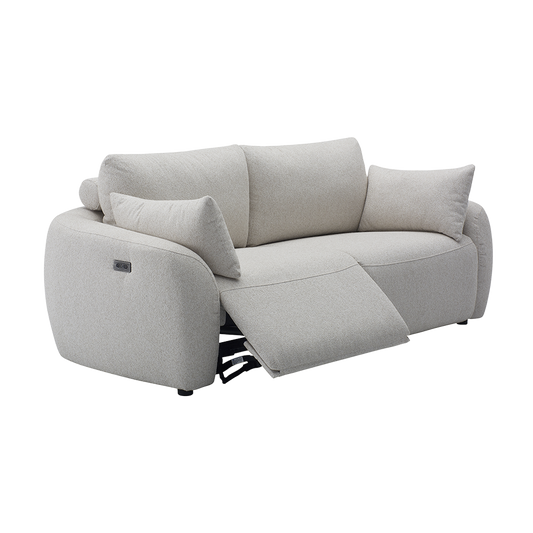 3 Seater Motion Sofa in Beige Fabric