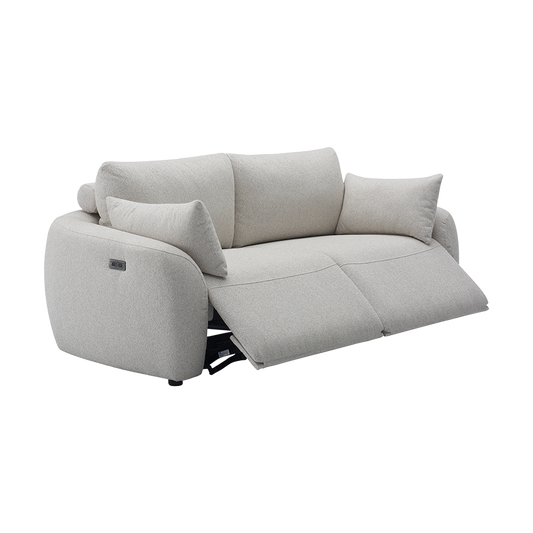 3 Seater Motion Sofa in Beige Fabric