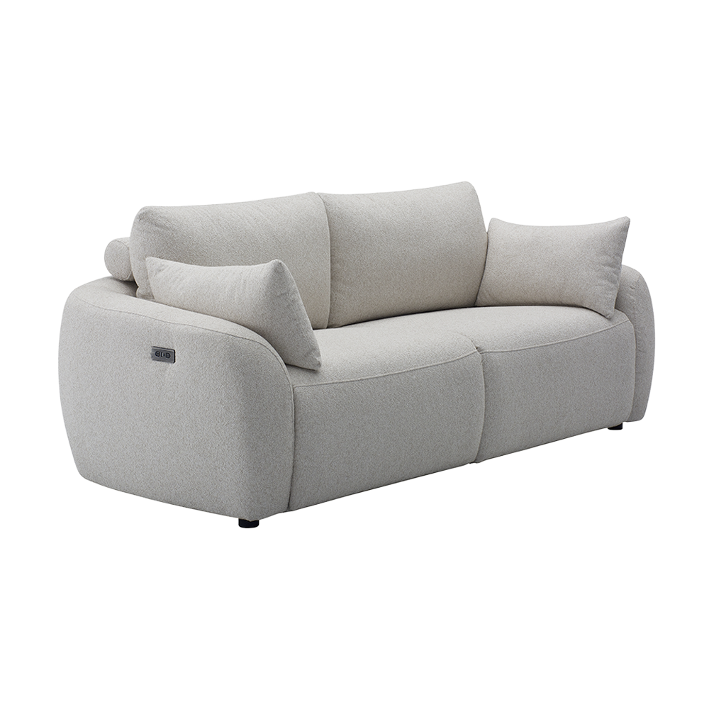 3 Seater Motion Sofa in Beige Fabric