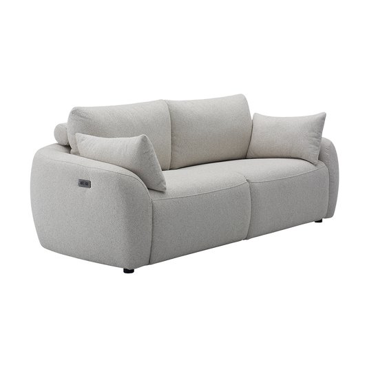 3 Seater Motion Sofa in Beige Fabric