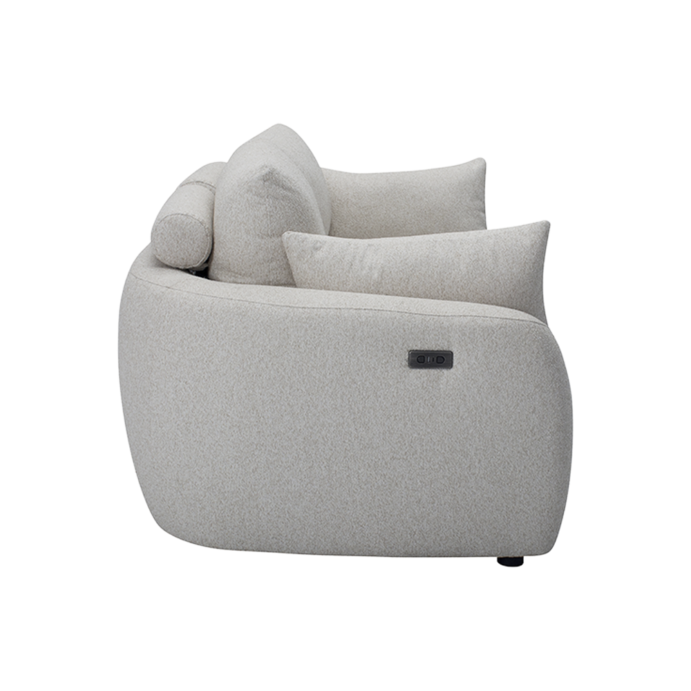 3 Seater Motion Sofa in Beige Fabric