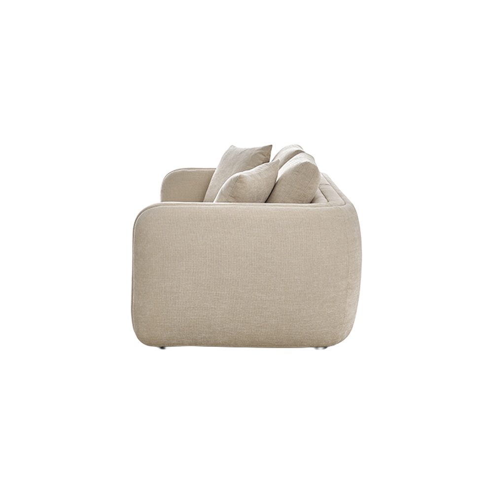 Mayfair 3 Seater Sofa in Latte Fabric