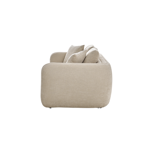 Mayfair 3 Seater Sofa in Latte Fabric