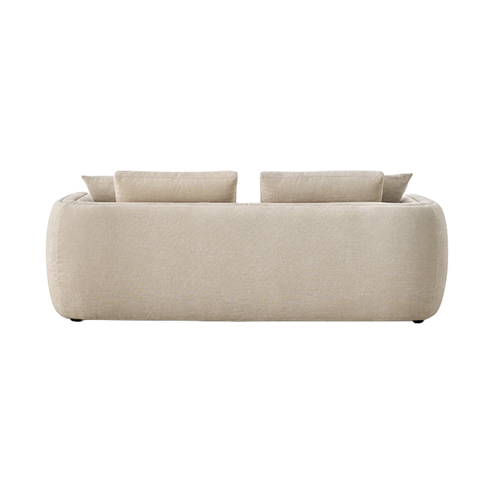 Mayfair 3 Seater Sofa in Latte Fabric