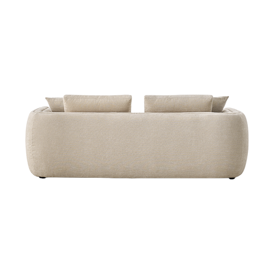 Mayfair 3 Seater Sofa in Latte Fabric