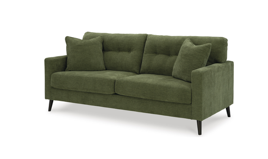Bixler 2-Seater Fabric Sofa with Tufted Back Design