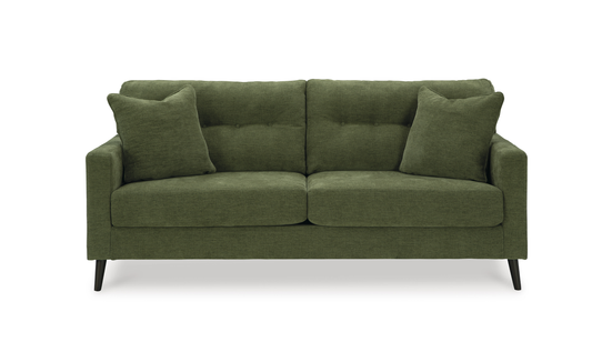 Bixler 2-Seater Fabric Sofa with Tufted Back Design