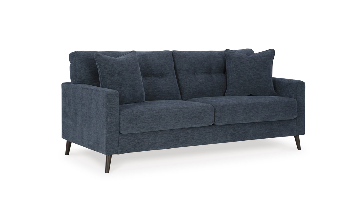 Bixler 2-Seater Fabric Sofa with Tufted Back Design