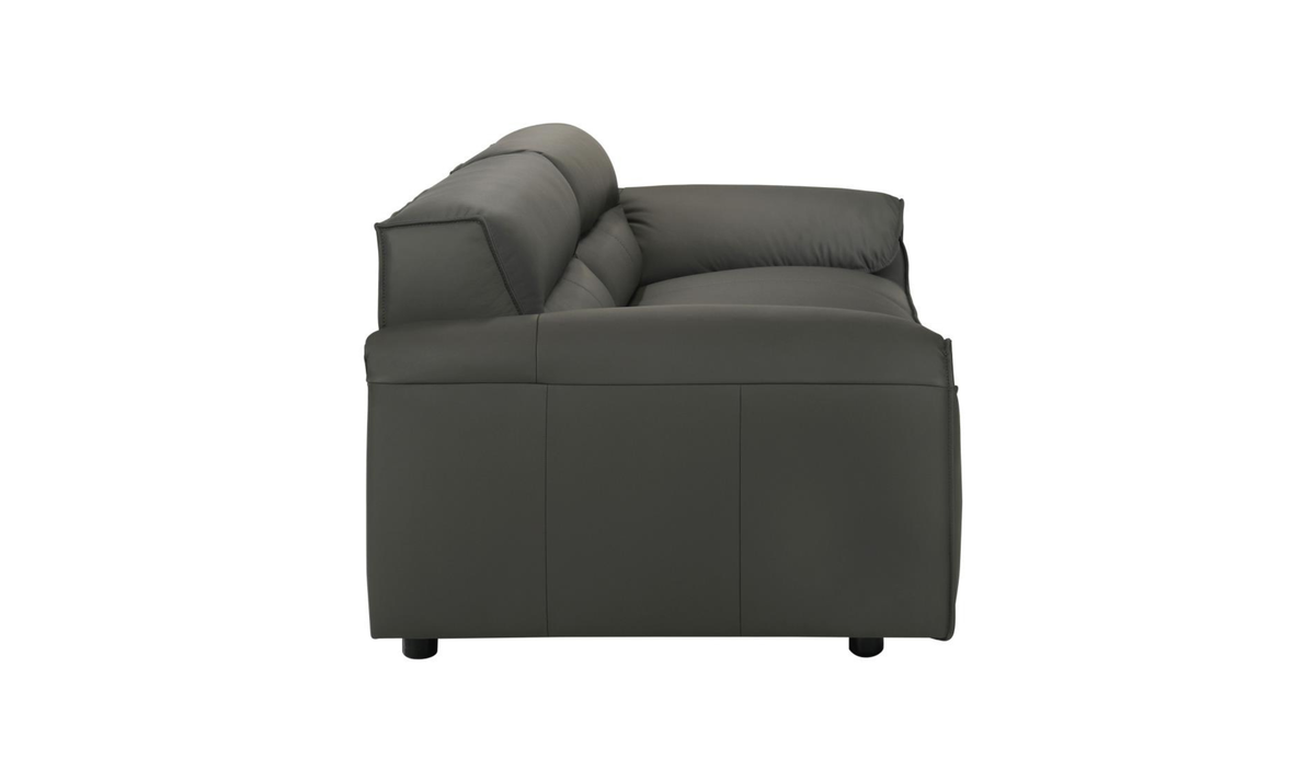 Leather Buxton Sofa with Wide Track Arms and Modern Design