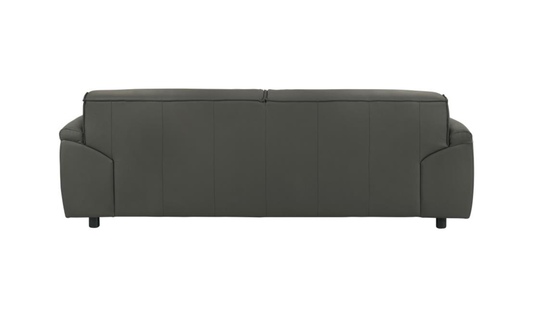 Leather Buxton Sofa with Wide Track Arms and Modern Design