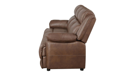 Fabric 3-Seater Sofa with Padded Arms in Modern Heritage Design